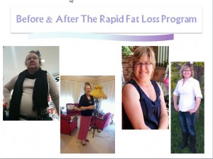 Before and After completing our Rapid Fat Loss Program